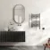 Naples Electric Premium Brushed Gunmetal Straight Heated Towel Rail 650x400mm
