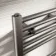 Naples Electric Premium Brushed Gunmetal Straight Heated Towel Rail 650x400mm