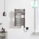 Santorini Electric Brushed Gunmetal Flat Panel Heated Towel Rail 650x400mm