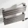 Santorini Electric Brushed Gunmetal Flat Panel Heated Towel Rail 650x400mm