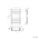 Santorini Electric Brushed Gunmetal Flat Panel Heated Towel Rail 650x400mm