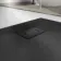 Berlin Square Matt Black Slate Effect SMC Composite Shower Tray 800x800mm