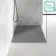 Berlin Rectangular Dark Grey Slate Effect SMC Composite Shower Tray 1200x900mm