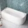 Oakham 1700 Space Saving Bath - Left Handed ( Excludes Bath Panel)