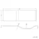 P Shaped 1600 Shower Bath with Front Panel & 4mm Screen - Right Handed