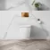 Idaho Pneumatic Top & Front Compact Wall Hung Toilet Frame and Concealed Cistern with Brushed Copper Flush Plate - Square Buttons