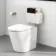 Detroit Cable Operated Concealed Cistern With Brushed Copper Round Push Button Dia.48mm