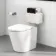Detroit Cable Operated Concealed Cistern With Brushed Gunmetal Round Push Button Dia.48mm