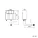 Detroit Cable Operated Concealed Cistern With Brushed Gunmetal Round Push Button Dia.48mm