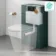 Arizona Pneumatic Concealed Cistern With Brushed Copper Round Push Button