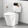 Arizona Pneumatic Concealed Cistern With Brushed Copper Round Push Button