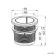 Arizona Pneumatic Concealed Cistern With Brushed Gunmetal Round Push Button