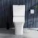 Houston Rimless Close Coupled Toilet With Premium Soft Close Seat