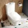 Beverly Rimless Tornado Fully Back To Wall Close Coupled Toilet With Soft Close Seat