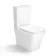 Ventura Rimless Tornado Fully Back To Wall Close Coupled Toilet With Soft Close Seat