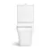 Ventura Rimless Tornado Fully Back To Wall Close Coupled Toilet With Soft Close Seat