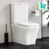 Ventura Rimless Tornado Fully Back To Wall Close Coupled Toilet With Premium Soft Close Seat