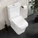 Ventura Rimless Tornado Fully Back To Wall Close Coupled Toilet With Premium Soft Close Seat