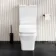 Ventura Rimless Tornado Fully Back To Wall Close Coupled Toilet With Premium Soft Close Slim Seat