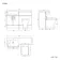 Harper Stone Grey Combination Vanity Basin and Atlanta Toilet 1200mm - Black Accents - Left Handed