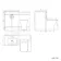 Mersey Gloss White Combination Vanity Basin and Houston Toilet 1100mm - Black Accents