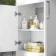 Mersey Gloss White Basin Vanity and Back To Wall Unit 1000mm - Excludes Toilet