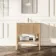 Maru Oak Carrara Marble Vanity Unit & Undermount Basin 800mm