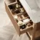 Maru Oak Carrara Marble Vanity Unit & Undermount Basin 800mm