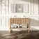 Maru Oak Carrara Marble Vanity Unit & Undermount Basin 1200mm