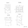 Maru Oak Wood Grain Vanity Cabinet 600mm with Carrara Marble Top - Basin Not Included