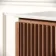 Maru Walnut Wood Grain Vanity Cabinet 1200mm with Carrara Marble Top - Basin Not Included