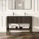 Maru Black Oak Carrara Marble Vanity Unit & Undermount Basin 1200mm