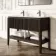 Maru Black Oak Carrara Marble Vanity Unit & Undermount Basin 1200mm