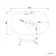 Positano Natural Oak Curved Vanity Unit with Carrara Marble Top 800mm - Basin Not Included