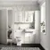 Monaco Cotton White Basin Vanity 600mm