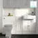 Monaco Cotton White Combination Vanity Basin 1500mm (Excludes Pan & Cistern)
