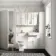 Monaco Cotton White Combination Vanity Basin with Marble Top 1200mm (Excludes Pan & Cistern)