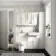 Monaco Cotton White Combination Vanity Basin with Marble Top and Miami Toilet 1200mm
