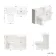 Monaco Cotton White Combination Vanity Basin with Marble Top and Miami Toilet 1200mm
