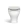 Monaco Cotton White Combination Vanity Basin with Marble Top and Kansas Toilet with Wooden Seat 1500mm