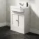 Monaco Cotton White Traditional Basin Vanity 600mm