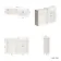 Monaco Cotton White Traditional Basin Vanity and Back To Wall Unit 1200mm (Excludes Pan & Cistern)