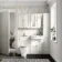 Monaco Cotton White Combination Vanity Traditional Basin and Kansas Toilet with Wooden Seat 1200mm