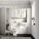 Monaco Cotton White Combination Vanity Traditional Basin and Hudson Toilet with Wooden Seat 1200mm