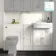 Monaco Cotton White Combination Vanity Traditional Basin 1500mm (Excludes Pan & Cistern)