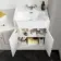 Monaco Cotton White Combination Vanity Traditional Basin 1500mm (Excludes Pan & Cistern)