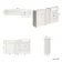 Monaco Cotton White Combination Vanity Traditional Basin 1500mm (Excludes Pan & Cistern)