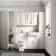 Monaco Cotton White Combination Vanity Traditional Basin with Marble Top & Hudson Toilet with Wooden Seat 1200mm