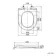 Monaco Cotton White Combination Vanity Traditional Basin with Marble Top and Aruba Toilet 1500mm