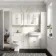 Cotton White Wall Hung Cabinet 700x300mm
